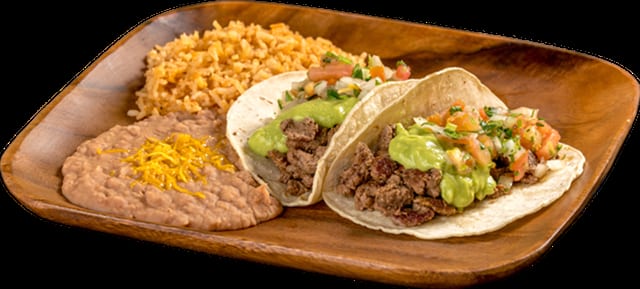 #18 Two Carne Asada Tacos.