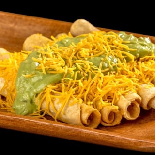 5 Rolled Tacos Cheese w/ Guacamole