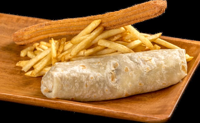 Jr Bean & Cheese Kids Meal.