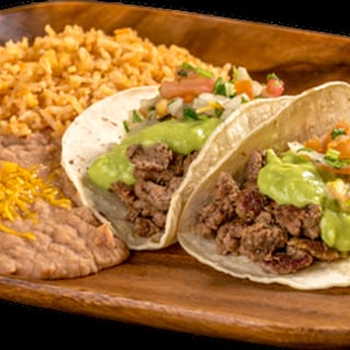 #18 Two Carne Asada Tacos