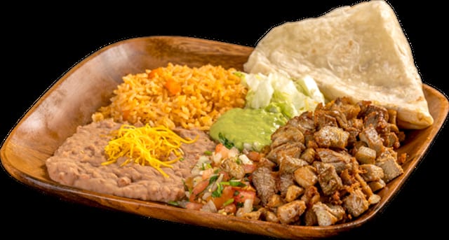 #15 Carnitas Plate.