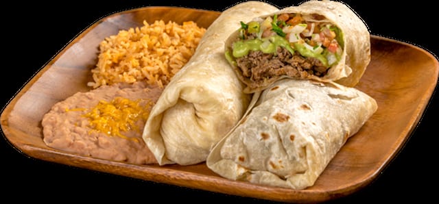 #14 Two Carne Asada Burritos.
