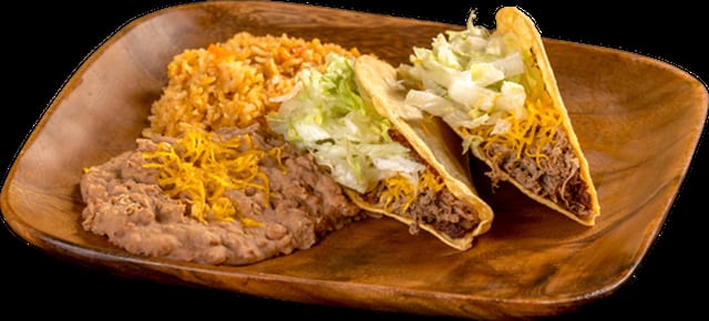 #3 Two Beef Tacos.