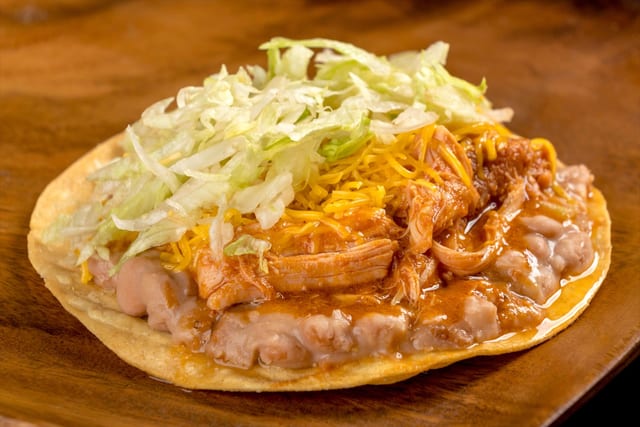 Chicken Tostada.