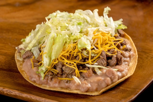 Carne Asada Tostada.