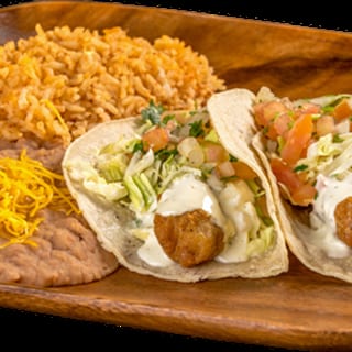 #16 Two Fish Tacos Plate